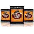 GHS Americana Medium Acoustic Guitar Strings (13-56) - 3 Pack