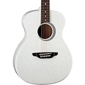 Luna Aurora Borealis 3/4 Size Acoustic Guitar Teal Sparkle