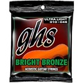 GHS BB10U 80/20 Bronze Ultra Light Acoustic Guitar Strings