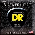 DR Strings BLACK BEAUTIES Black Coated 5-String Bass Strings Medium (45-130)