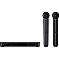 Shure BLX288/SM58BK Limited-Edition Black Wireless Dual Vocal System With Two SM58 Handheld Transmitters Band H11