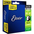 Elixir BONUS PACK! OPTIWEB Coated Super Light Electric Guitar Strings 3-Pack