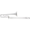 Blessing BTB1488 Performance Series Bb/F Large Bore Rotor Trombone Outfit with Closed Wrap Silver plated Yellow Brass Bell