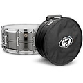 Ludwig Black Beauty Snare Drum With Tube Lugs and Protection Racket Case