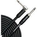 Analysis Plus Black Oval Instrument Cable 1/4 Straight to Angle 10 ft.