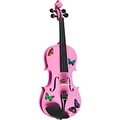 Rozannas Violins Butterfly Dream Lavender Series Violin Outfit 4/4 Size
