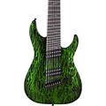 Schecter Guitar Research C-8 MS Silver Mountain 8-String Multi-Scale Extended-Range Electric Guitar Toxic Venom