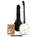 Gold Tone CC-OTA/L Left-Handed A-Scale Cripple Creek Banjo Clawhammer Package Vintage Brown