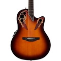 Ovation CE48 Celebrity Elite Acoustic-Electric Guitar Transparent Sunburst
