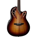 Ovation CE48P Celebrity Elite Plus Acoustic-Electric Guitar Transparent Regal to Natural