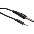 Hosa CMS103 3.5mm Male TRS to 1/4 Male TRS Stereo Interconnect Patch Cable 3 ft.