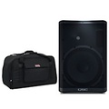 QSC CP12 1,000W 12 Compact Powered Speaker With Tote