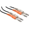 Hosa CSS203 Balanced Dual 1/4 TRS Male to Balanced Dual 1/4 TRS Male Patch Cable 3 m
