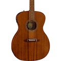 Fender California Monterey Standard All-Mahogany Acoustic-Electric Guitar Black