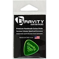 GRAVITY PICKS Classic Big Mini Polished Fluorescent Green Guitar Picks 1.5 mm