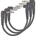 DAddario Classic Series Right Angle Patch Cable 3-Pack 6 in.
