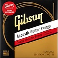 Gibson Coated Phosphor Bronze Acoustic Guitar Strings, Light Gauge