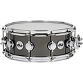 DW Collectors Series Black Nickel Over Brass Metal Snare Drum 14 x 5.5 in. Black Nickel Over Brass with Chrome Hardware