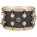 DW Collectors Series Black Nickel Over Brass Metal Snare Drum 14 x 5.5 in. Black Nickel Over Brass with Chrome Hardware