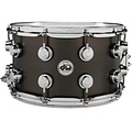 DW Collectors Series Satin Black Over Brass Snare Drum With Chrome Hardware 13 x 7 in.