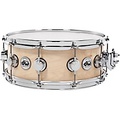 DW Collectors Series Satin Oil Snare Drum Natural with Chrome Hardware 14x7