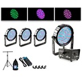 Proline Complete Lighting Package with Four Thinpar64 and Huricane 700 Fog Machine