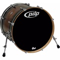 PDP by DW PDP Concept Exotic Series Bass Drum Walnut to Charcoal Burst 22 x 18 in.