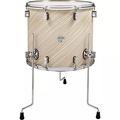 PDP by DW PDP Concept Maple Floor Tom with Chrome Hardware 18 x 16 in. Twisted Ivory