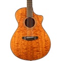 Breedlove Congo Figured Sapele Concert CE Acoustic-Electric Guitar Restock Natural