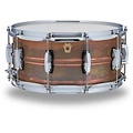 Ludwig Copper Phonic Smooth Snare Drum 14 x 6.5 in. Raw Smooth Finish with Imperial Lugs