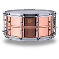 Ludwig Copper Phonic Smooth Snare Drum 14 x 6.5 in. Raw Smooth Finish with Tube Lugs