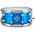 Dixon Cornerstone Titanium Plated Hammered Steel Snare Drum With Bag 14 x 6.5 in. Blue