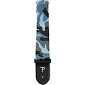 Perris Cotton Guitar Strap Blue Camouflage 2 in.