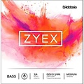 DAddario DZ613 Zyex 3/4 Bass Single A String Light
