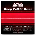 LaBella Deep Talkin Bass White Nylon Tape Wound 5-String Bass Strings
