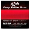 LaBella Deep Talkin Dan Electro Stainless Steel Flat Wound for 4-String Bass