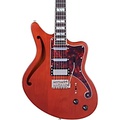 DAngelico Deluxe Series Bedford SH Electric Guitar with USA Seymour Duncan Pickups and Wilkinson Tremolo Matte Walnut