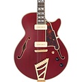 DAngelico Deluxe Series SS Semi-Hollow Electric Guitar Satin Trans Wine