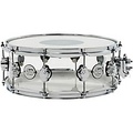 DW Design Series Acrylic Snare Drum With Chrome Hardware 14 x 8 in. Clear