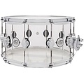 DW Design Series Acrylic Snare Drum With Chrome Hardware 14 x 8 in. Clear