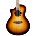 Breedlove Discovery S CE LH Red Cedar-African Mahogany Concert Left-Handed Acoustic-Electric Guitar Edge Burst
