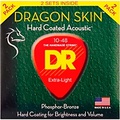DR Strings Dragon Skin Clear Coated Phosphor Bronze Light Acoustic Guitar Strings (10-48) 2 Pack