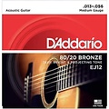 DAddario EJ12 80/20 Bronze Medium Acoustic Guitar Strings