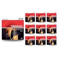 DAddario EJ12 80/20 Bronze Medium Acoustic Guitar Strings 10 Pack