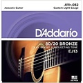 DAddario EJ13 80/20 Bronze Custom Light Acoustic Guitar Strings