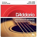 DAddario EJ39 PB Medium 12-String Acoustic Guitar String Set