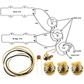 Allparts EP-4129-000 Wiring Kit for Jazz Bass