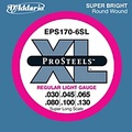 DAddario EPS170-6SL Pro Steels Regular Light Super Long Scale 6-String Bass Strings
