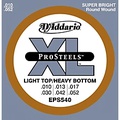 DAddario EPS540 ProSteels Light Top/Heavy Bottom Electric Guitar Strings