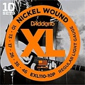DAddario EXL110 Nickel Light Electric Guitar Strings 10-Pack